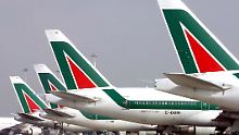 Alitalia wird derzeit von der italienischen Regierung gesttzt.