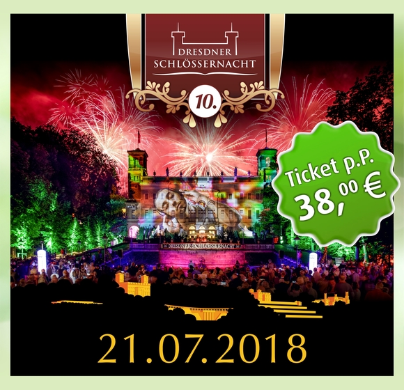 Gutscheine für die 9. Dresdner Schlössernacht 