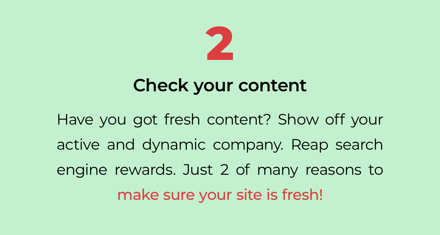 Check your content