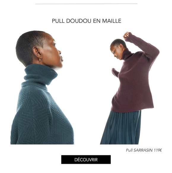 Pull SARAZIN cop.copine Hiver 2020