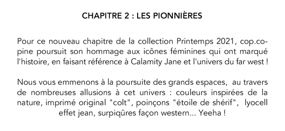 Nouvelle collection cop.copine SS21
