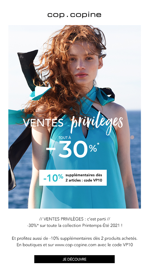 Ventes privilèges cop.copine SS21