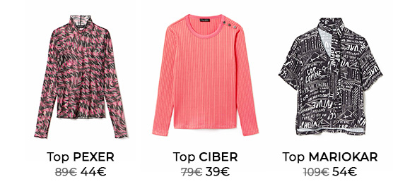 Soldes - Tops cop.copine