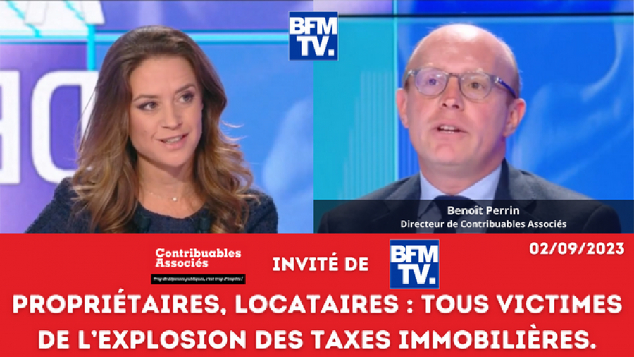‍Benoît Perrin défend les contribuables sur BFMTV
