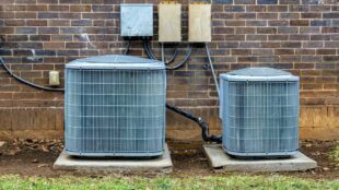 air-conditioning-units-outside-small-office-building