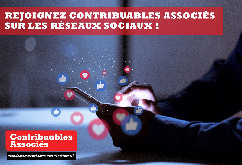 Réjoignez Contribuables Associés sur les réseaux sociaux !