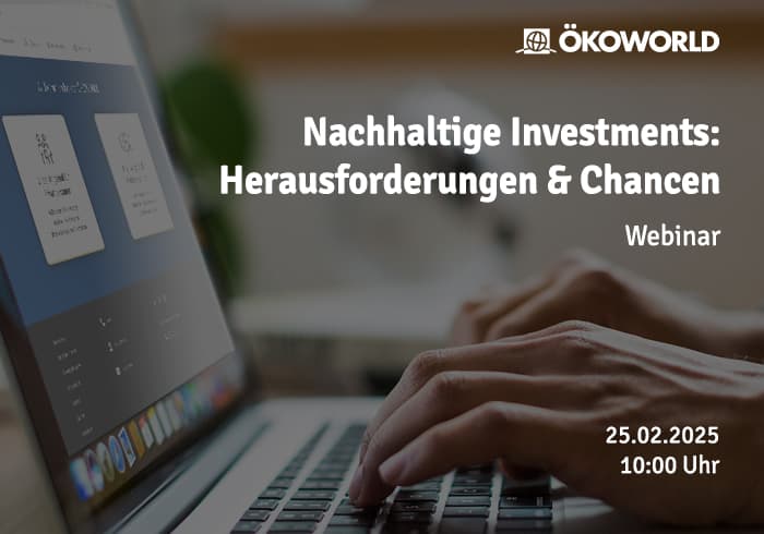 Nachhaltige Investments: Herausforderungen & Chancen